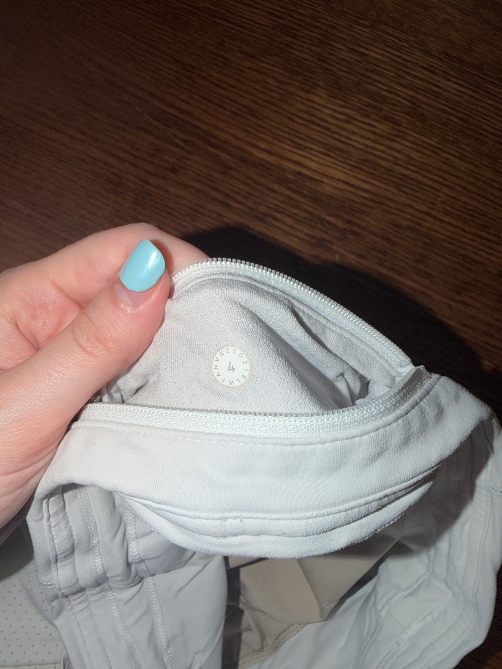 Lululemon White Athletic Shorts - Lightweight Performance - Picture 3 of 3